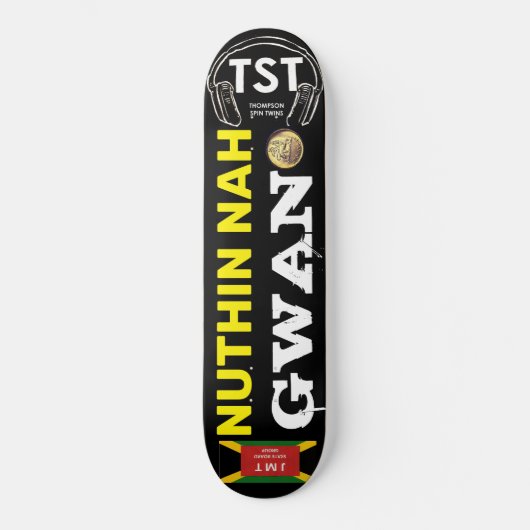 SKATEBOARD PLANCHE À REPASSER NUTHIN NAH GWAN (Recto)