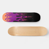 Skateboard Planche à rouille orange (Horz)