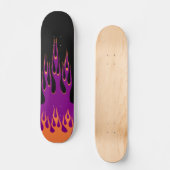 Skateboard Planche à rouille orange (Recto)