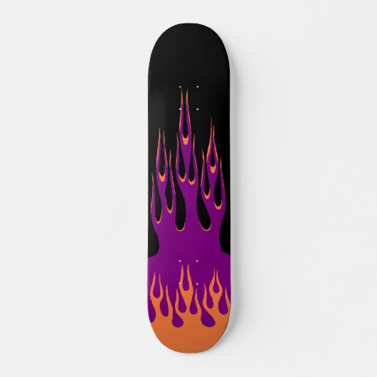 Skateboard Planche à rouille orange (Devant)