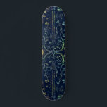 Skateboard Planche à roulettes<br><div class="desc">Platines de guitare - Peinture d'art MIGNED</div>