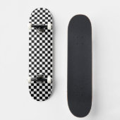 Skateboard Planche à roulettes à impression à carreaux (Recto)
