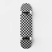 Skateboard Planche à roulettes à impression à carreaux (Recto)