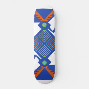 Skateboard Planche à roulettes à motif tribal Inca