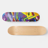 Skateboard Planche à roulettes abstraite (Horz)