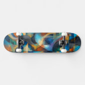 Skateboard Planche à roulettes abstraite (Horz)
