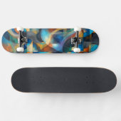 Skateboard Planche à roulettes abstraite (Horz)