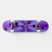 Skateboard Planche à roulettes Amour sur arc-en-ciel avec pap (Horz)