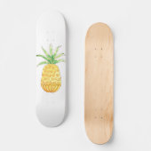 Skateboard Planche à roulettes Ananas (Recto)