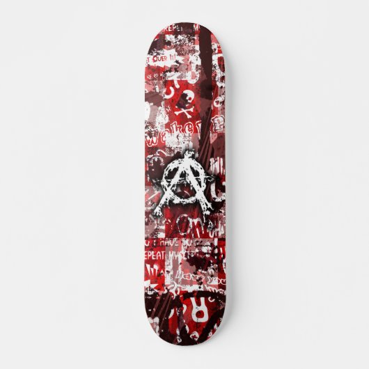 Skateboard Planche à roulettes Anarchy Grunge (Devant)