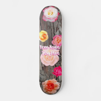 Skateboard Planche à roulettes Arbres et Roses