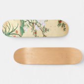 Skateboard Planche à roulettes asiatique d'oiseau de lis (Horz)