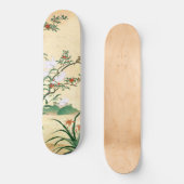 Skateboard Planche à roulettes asiatique d'oiseau de lis (Recto)