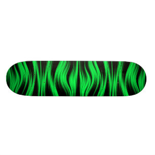 Skateboard Planche à roulettes au néon verte
