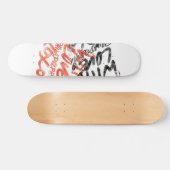 Skateboard Planche à roulettes "avec d'amour" timbre (Horz)