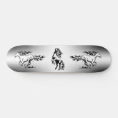 Skateboard Planche à roulettes avec des chevaux (Horz)