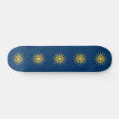 Skateboard Planche à roulettes avec drapeau de Macédoine, Grè (Horz)