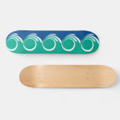 Skateboard Planche à roulettes avec drapeau d'Ottawa, Canada (Horz)