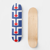 Skateboard Planche à roulettes avec le drapeau de Toronto, Ca (Recto)