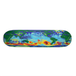Skateboard Planche à roulettes "bas avant" de surf limitée