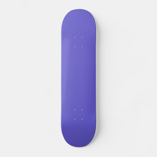 Skateboard Planche à roulettes bleu fleur solide (Recto)