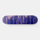Skateboard Planche à roulettes bleu rose (Horz)
