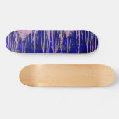 Skateboard Planche à roulettes bleu rose (Horz)
