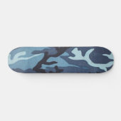 Skateboard Planche à roulettes bleue de Camo (Horz)