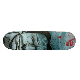 Skateboard Planche à roulettes bleue de type