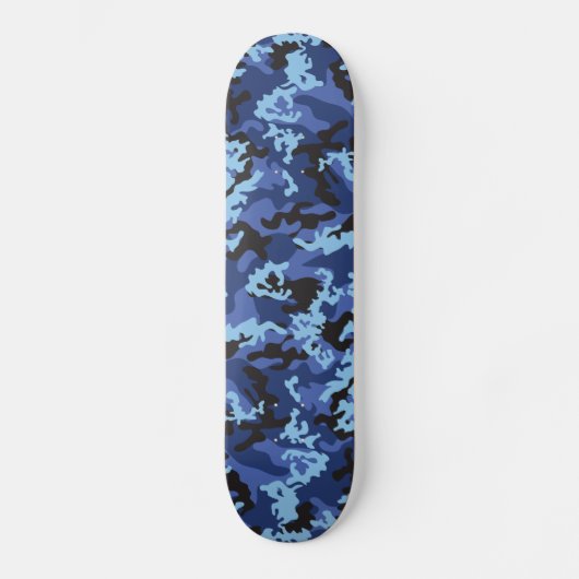 Skateboard Planche à roulettes bleue faite sur commande de (Recto)