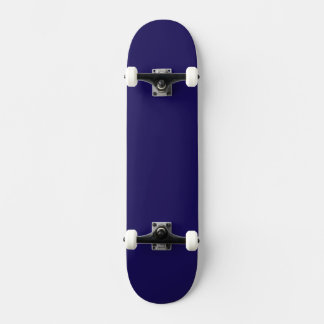 Skateboard Planche à roulettes bleue minimaliste | Déco de sk