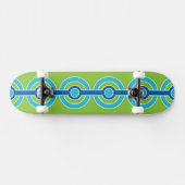 Skateboard Planche à roulettes Blue / Green Circles (Horz)