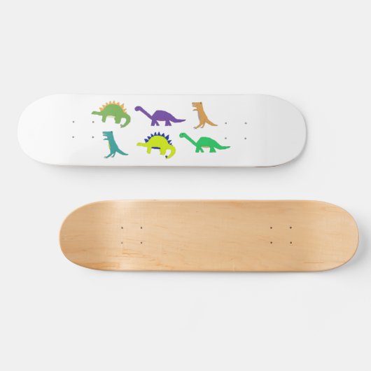 Skateboard Planche à roulettes Bright Dinos (naturelle) (Horz)