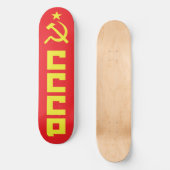 Skateboard planche à roulettes CCCP (Recto)