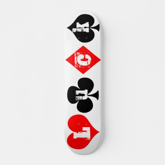 Skateboard Planche à roulettes chanceuse (Devant)