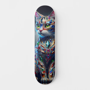 Skateboard Planche à roulettes Chat Bijou