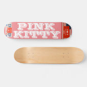 Skateboard PLANCHE À ROULETTES CHATTE ROSE, Deck 7¾" (Horz)