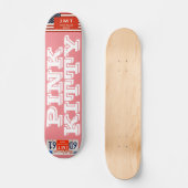 Skateboard PLANCHE À ROULETTES CHATTE ROSE, Deck 7¾" (Recto)