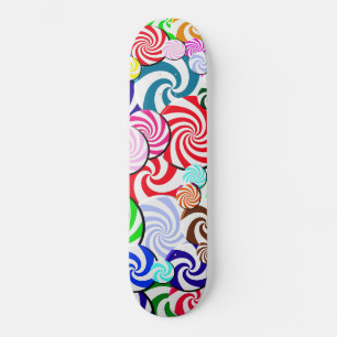 Skateboard Planche à roulettes - collage de sucrerie