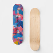 Skateboard Planche à roulettes colorée (Recto)