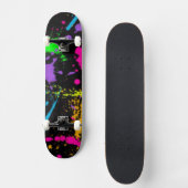 Skateboard Planche à roulettes colorée (Recto)