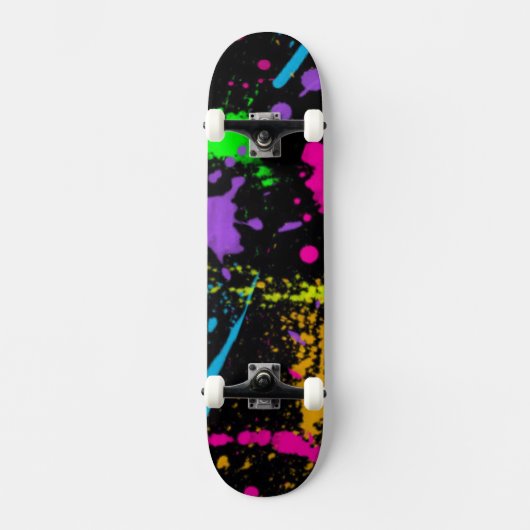Skateboard Planche à roulettes colorée (Recto)