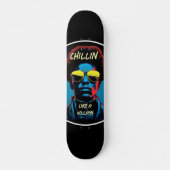 Skateboard Planche à roulettes comme un méchant (Devant)
