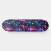 Skateboard Planche à roulettes conçue dans un style cyberpunk (Horz)