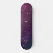 Skateboard Planche à roulettes Constellation Étoiles Galaxie (Recto)