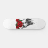Skateboard planche à roulettes CROWN SKULL ROSE (Horz)