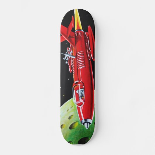 Skateboard planche à roulettes d'art de fusée (Recto)