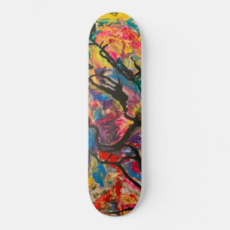 Skateboard Planche à roulettes d'art moderne - Arbre de lutte