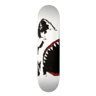 SKATEBOARD PLANCHE À ROULETTES D'ATTAQUE DE REQUIN - GRANDE