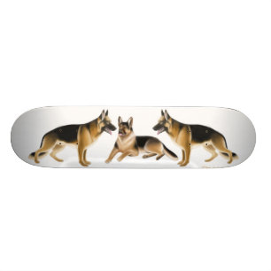 Skateboard Planche à roulettes de bergers allemands